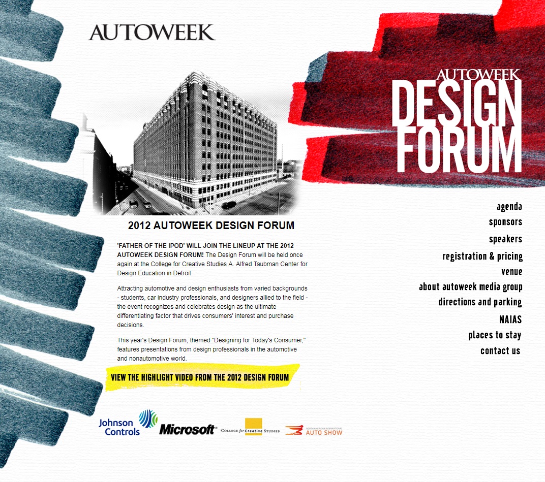 Autoweek 2012 Design Forum